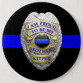 Badge Rond 15,2 Cm Bouton de médaillon de l'insigne Brothers Keeper (Devant)