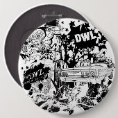 Badge Rond 15,2 Cm Bouton de MONSTOR DWL (Devant & derrière)