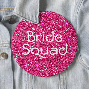 Badge Rond 15,2 Cm Bouton de pièce de Bachelorette - peloton de jeune