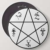 Badge Rond 15,2 Cm Bouton de piège de démon (Devant & derrière)