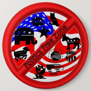 Badge Rond 15,2 Cm Bouton de produit répulsif de campagne politique