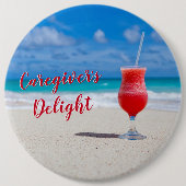 Badge Rond 15,2 Cm Bouton délice du professionnel (Devant)