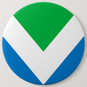 Badge Rond 15,2 Cm Bouton d'épingle du drapeau végétalien