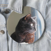 Badge Rond 15,2 Cm Bouton d'extra large (En situation)