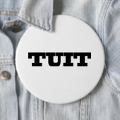 Badge Rond 15,2 Cm Bouton drôle (En situation)