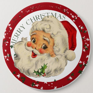 Badge Rond 15,2 Cm Bouton drôle de Noël de ~ de Père Noël