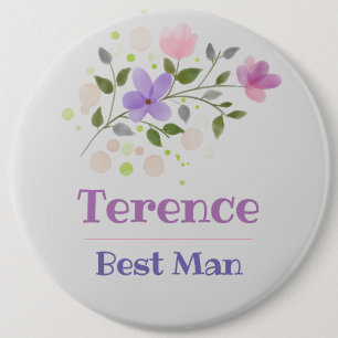 Badge Rond 15,2 Cm Bouton du meilleur homme