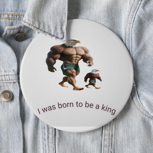 Badge Rond 15,2 Cm Bouton élégant (En situation)