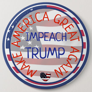 Badge Rond 15,2 Cm Bouton énorme anti-Trump