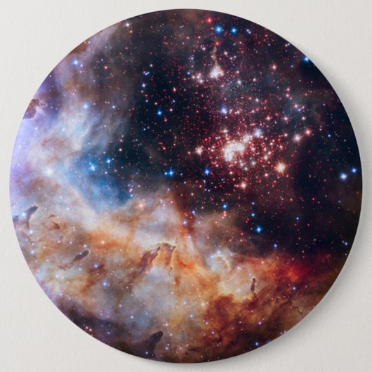Badge Rond 15,2 Cm Bouton Espace (Devant)