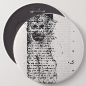 Badge Rond 15,2 Cm Bouton Étrange singe Année 2016 (Devant & derrière)