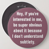 Badge Rond 15,2 Cm Bouton évident (Devant & derrière)