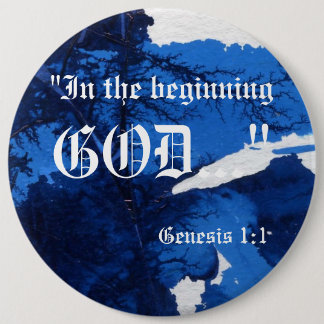 Badge Rond 15,2 Cm Bouton Genèse 1:1