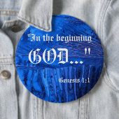 Badge Rond 15,2 Cm Bouton Genèse 1:1 (En situation)