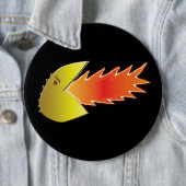 Badge Rond 15,2 Cm Bouton graphique de la tête de coupe-feu (En situation)