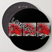 Badge Rond 15,2 Cm bouton longévité (Devant & derrière)