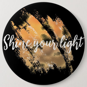 Badge Rond 15,2 Cm Bouton Luminaire