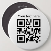 Badge Rond 15,2 Cm Bouton (MÉGA, texte fait sur commande) (Devant & derrière)