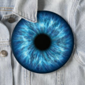 Badge Rond 15,2 Cm Bouton Oeil 1 (En situation)