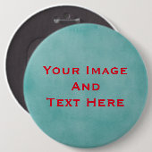 Badge Rond 15,2 Cm Bouton personnalisé Image et texte (Devant & derrière)