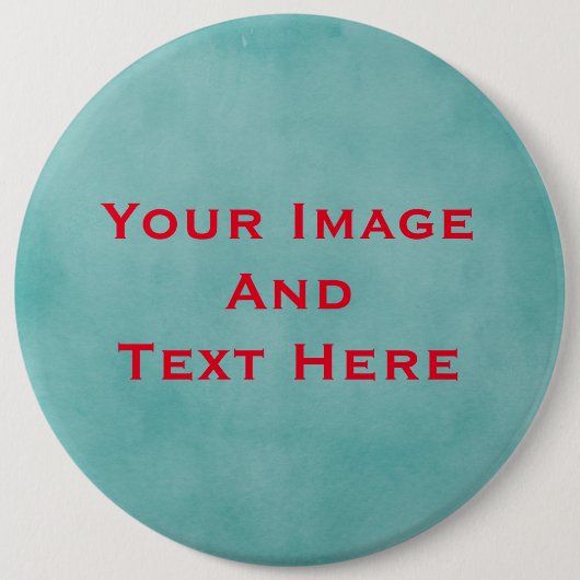 Badge Rond 15,2 Cm Bouton personnalisé Image et texte (Devant)