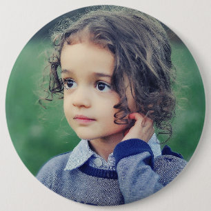 BADGE ROND 15,2 CM BOUTON PHOTO GRAND PERSONNALISÉ