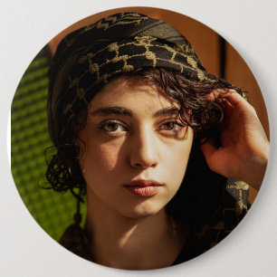 Badge Rond 15,2 Cm Bouton photo personnalisé grand format