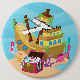 Badge Rond 15,2 Cm Bouton rond