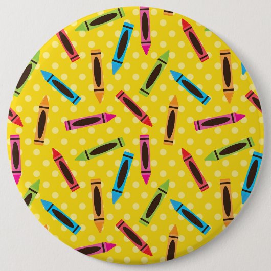 Badge Rond 15,2 Cm Bouton rond (Devant)