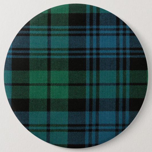 Badge Rond 15,2 Cm Bouton rond Tartan Fabric (Devant)