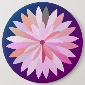 Badge Rond 15,2 Cm Bouton rose Bouteille Ouverture