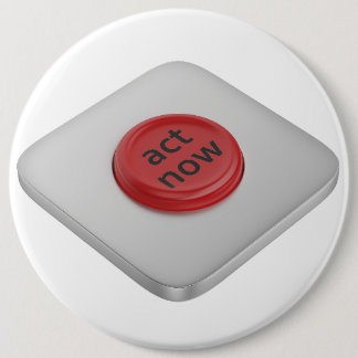 Badge Rond 15,2 Cm Bouton rouge rond d'action maintenant
