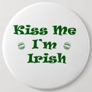 Badge Rond 15,2 Cm Bouton Saint Patrick