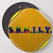 Badge Rond 15,2 Cm Bouton SHMILY (Devant & derrière)