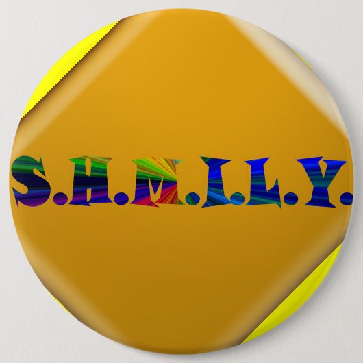 Badge Rond 15,2 Cm Bouton SHMILY (Devant)