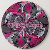 Badge Rond 15,2 Cm Bouton Signaux mixtes (Devant)