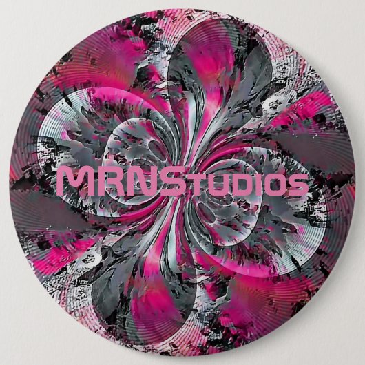 Badge Rond 15,2 Cm Bouton Signaux mixtes (Devant)