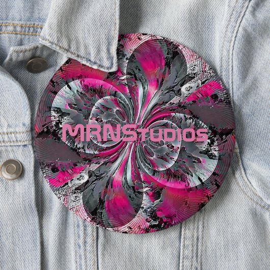 Badge Rond 15,2 Cm Bouton Signaux mixtes (En situation)