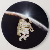 Badge Rond 15,2 Cm Bouton Soleil Jupiter (Devant)