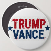 Badge Rond 15,2 Cm Bouton Support (Devant & derrière)