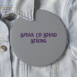Badge Rond 15,2 Cm Bouton Tour de sensibilisation à la violence domes