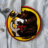 Badge Rond 15,2 Cm Boutons Brauerei Baumberger Langenthal (En situation)