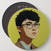 Badge Rond 15,2 Cm Boutons du concepteur (Devant & derrière)