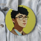 Badge Rond 15,2 Cm Boutons du concepteur (En situation)