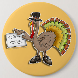 Badge Rond 15,2 Cm Boutons, goupilles, insignes - thanksgiving