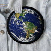 Badge Rond 15,2 Cm Boutons Terre (En situation)