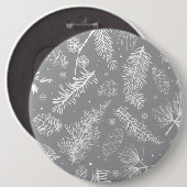 Badge Rond 15,2 Cm Branches et pin 4 (Devant & derrière)