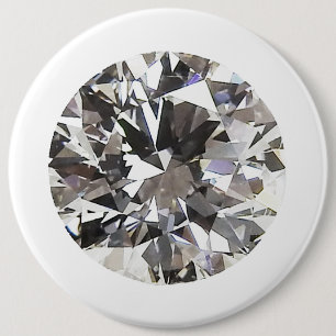 Badge Rond 15,2 Cm Brillant Diamant rond