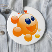 BADGE ROND 15,2 CM BUBBBLY SUN (En situation)