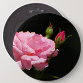 Badge Rond 15,2 Cm Bud d'un rose (Devant & derrière)